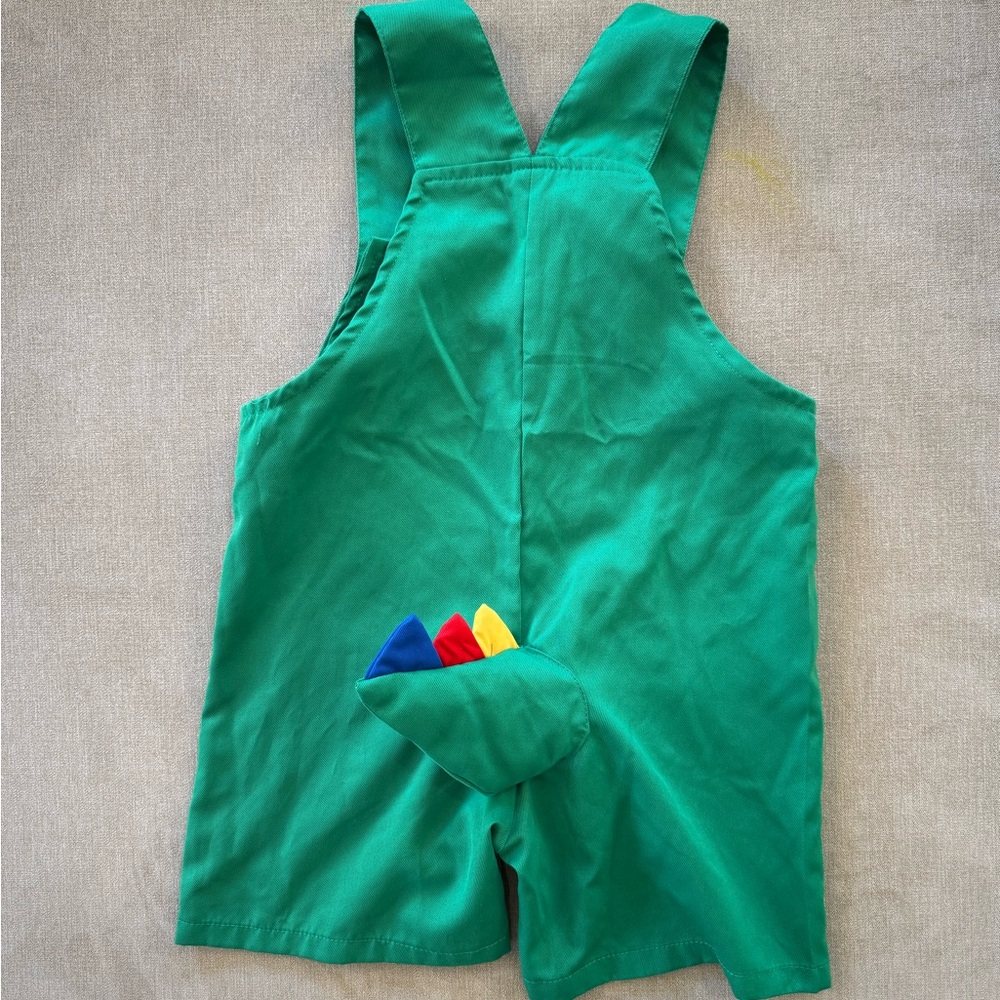 Toddler dinosaur tail overalls size 3T/100cm